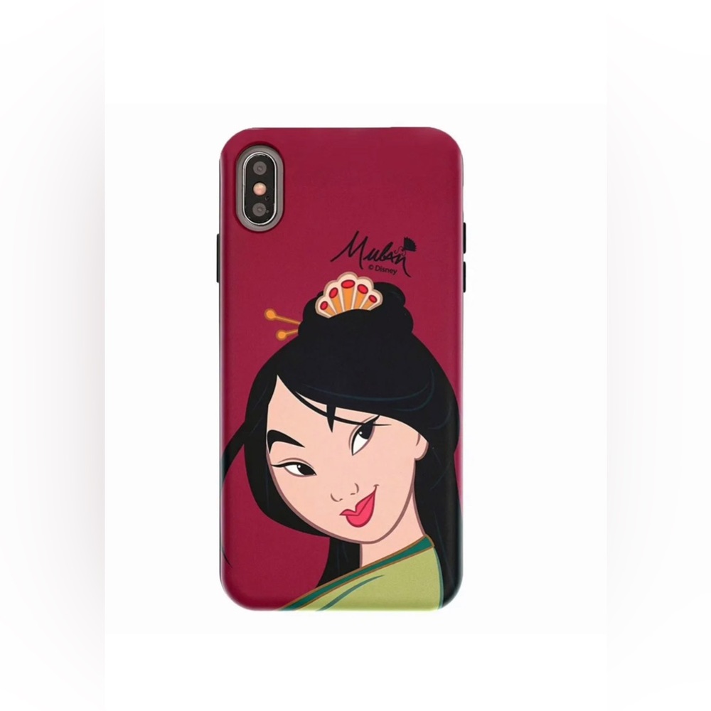 NEW Disney Princess Mulan iPhone X Cellphone Hard Case Red in box by Tiziani